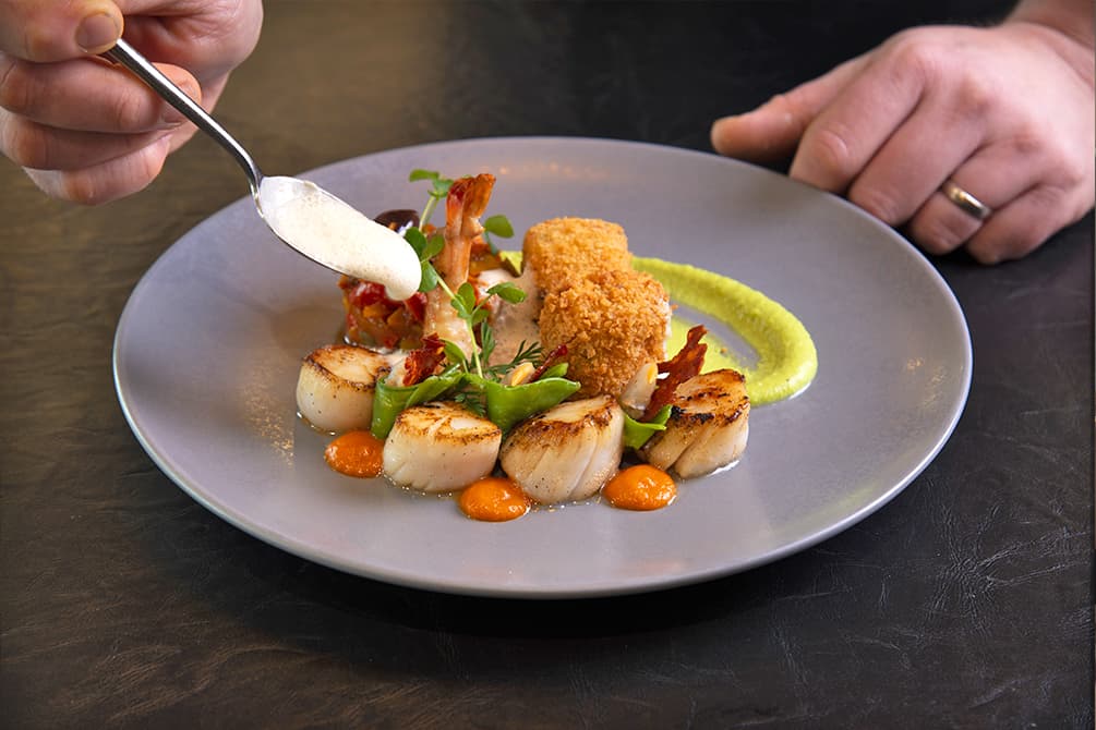 Le Grand Bleu restaurant gastronomique à calais cuisine créative spécialités de la mer